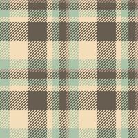 King texture pattern, self plaid tartan textile. Equal background check fabric seamless in pastel and light colors. vector
