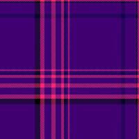 Tiny texture seamless plaid, inspiration tartan textile. Purity check background pattern fabric in violet and pink colors. vector
