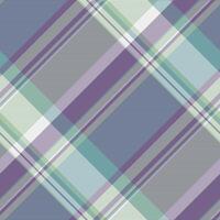 November texture tartan check, expressive pattern fabric. Woman seamless textile background plaid in violet and pastel colors. vector