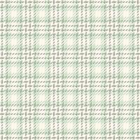 Spanish textile background seamless, podium plaid check fabric. Domestic tartan texture pattern in pastel and sea shell colors. vector