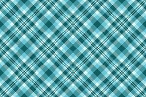 Variation texture pattern plaid, hat check fabric seamless. Everyday background tartan textile in cyan and light colors. vector