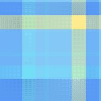 Hanukkah texture fabric, store plaid pattern seamless. Quilted check tartan textile background in cyan and blue colors. vector