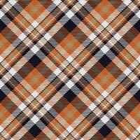 Check plaid seamless fabric texture. Diagonal print. vector