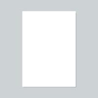 Empty sheet of paper A4 with a shadow. illustration. vector