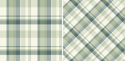 Fabric background seamless of texture tartan with a textile plaid check pattern. Set in cream colors. Thanksgiving fashion for a cozy celebration. vector