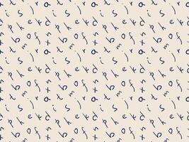 Education pattern seamless design. Back to school hand drawn background. vector
