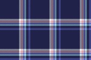 Plaid background, check seamless pattern in blue. fabric texture for textile print, wrapping paper, gift card or wallpaper. vector