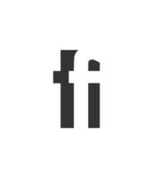 TF creative geometric initial based modern and minimal logo. Letter t f trendy fonts. vector