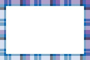 Vintage frame . Scottish border pattern retro style. Tartan plaid ornament. vector