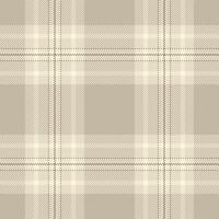 Retail pattern plaid fabric, 1960s check tartan. Rectangle background texture textile seamless in pastel and light colors. vector