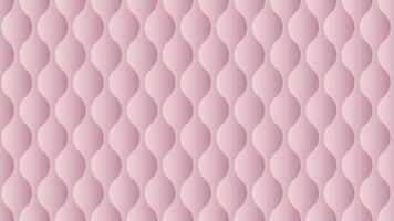 Upholstery quilted background animation. Pink leather texture sofa backdrop. 4K seamless loop animation video