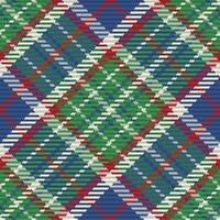 Seamless pattern of scottish tartan plaid. Repeatable background with check fabric texture. backdrop striped textile print. vector
