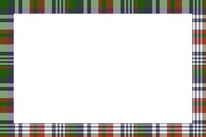 Rectangle borders and Frames . Border pattern geometric vintage frame design. Scottish tartan plaid fabric texture. Template for gift card, collage, scrapbook or photo album and portrait. vector