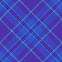 Event fabric check , turkish pattern texture plaid. Repetition background seamless tartan textile in indigo and blue colors. vector