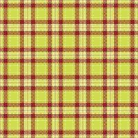 Household pattern plaid check, equal texture background fabric. Woman seamless tartan textile in lime and light colors. vector