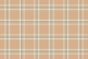 Plaid background, check seamless pattern in beige. fabric texture for textile print, wrapping paper, gift card or wallpaper. vector
