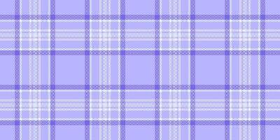 30s textile pattern tartan, funky background seamless check. Doodle texture plaid fabric in light and indigo colors. vector