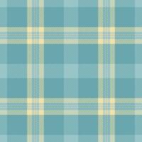Subtle tartan plaid background, cool check texture seamless. Repeatable patterns fabric pattern textile in cyan and pastel colors. vector