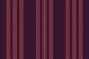 Minimalist fabric texture lines, aesthetic seamless textile vertical. Pastel stripe background pattern in dark and red colors. vector