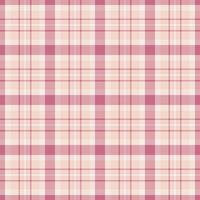 Minimalist texture pattern background, spanish seamless tartan. Chic plaid check fabric textile in light and red colors. vector