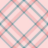 50s background seamless , newborn texture fabric check. American textile plaid pattern tartan in light and red colors. vector