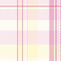 Checker seamless texture plaid, blank tartan background check. Countryside pattern fabric textile in ivory and light colors. vector