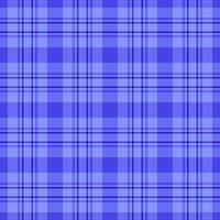 Length plaid texture, large background textile fabric. Irish tartan pattern seamless check in blue and indigo colors. vector