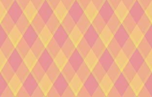 Argyle pattern of geometric rhombus. Harlequin check wallpaper design. Classic diamond shaped textile material for web background, print fabric clothing, sweater, wrapping paper, gift card, invitation vector