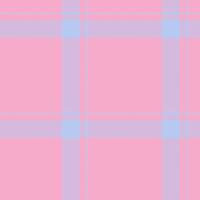 Relax background tartan fabric, neutral seamless pattern. Dimensional textile plaid texture check in pink and light colors. vector