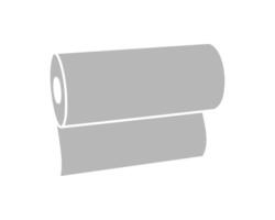 Textile roll icon. Paper tube illustration design for kitchen cleaning towel, carpet, scroll whatman, fabric. vector