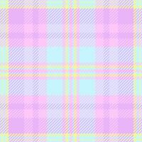 Elegance check fabric texture, infant pattern background tartan. Contemporary plaid seamless textile in light and lime colors. vector
