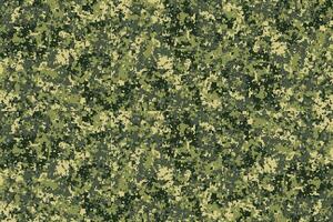 Pixel camouflage for a soldier army uniform. Modern camo fabric design. Digital military background. vector