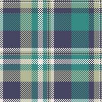 Form textile tartan pattern, plank fabric texture background. Repeatable patterns check seamless plaid in pastel and teal colors. vector
