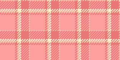 Domestic background textile tartan, chequered texture fabric . Finish check pattern plaid seamless in red and navajo white colors. vector