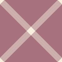 Figure check plaid fabric, mosaic pattern background tartan. Gift paper texture seamless textile in red and antique white colors. vector