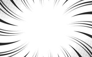 Fast speed lines on white background. Anime comic speed lines movement effect. vector