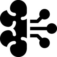 A black and white image of a computer vector