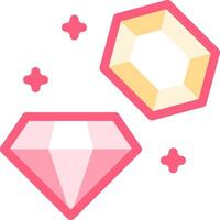Diamonds illustration design vector