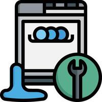 A wren and a wrench are next to a computer vector