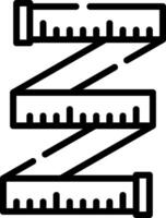 A ruler with a ruler and a ruler on it vector
