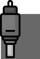 A black and white image of a switch vector