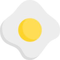 An egg is shown on a white background vector