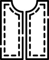 A pair of pants with a zipper on the front vector