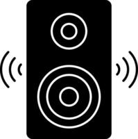 A speaker icon with a white background vector