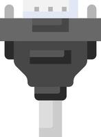A black and white image of a switch vector