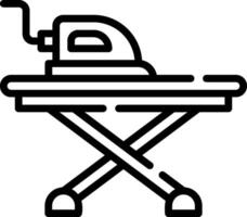 Ironing board icon vector
