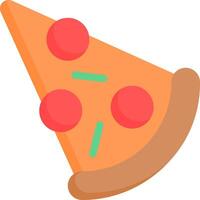 Pizza slice icon vector