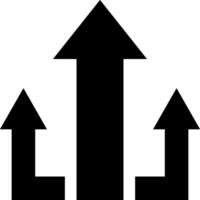 Up arrow icon vector