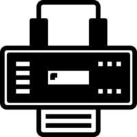 A printer icon on a white background vector