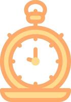 A clock icon on a white background vector